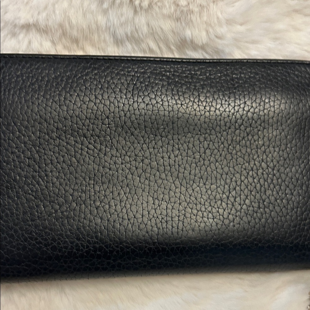 Christian Dior black and raspberry leather long zip around wallet with charms - Picture 17 of 17